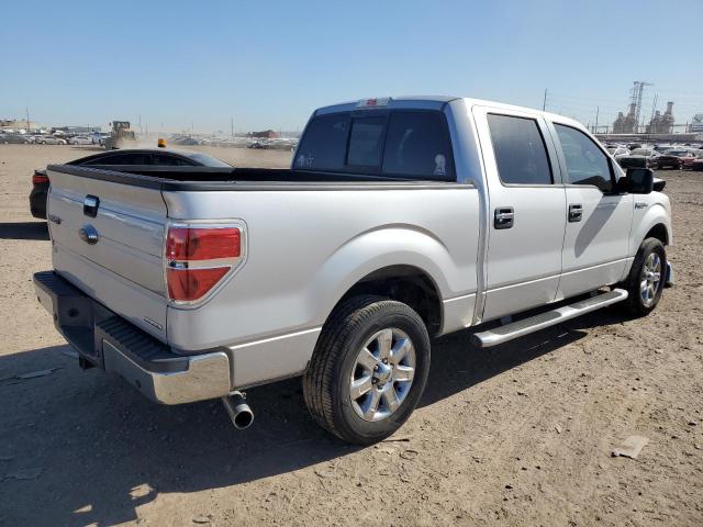 1FTFW1CF3EKE64992 - 2014 FORD F150 SUPERCREW SILVER photo 3