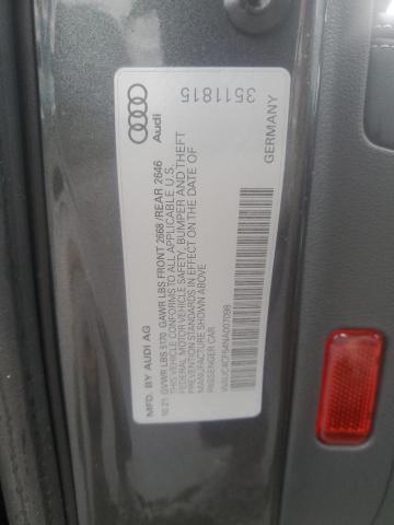 WAUC4CF54NA007098 - 2022 AUDI S5 PREMIUM PLUS ნაცრისფერი ფოტო 12