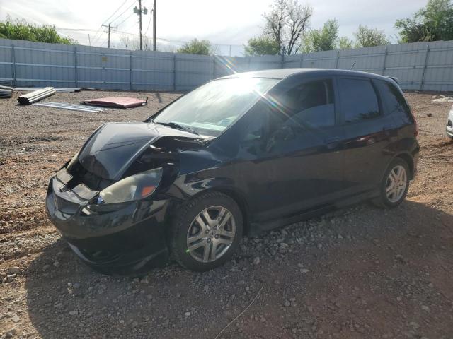 JHMGD38607S060743 - 2007 HONDA FIT S შავი ფოტო 1