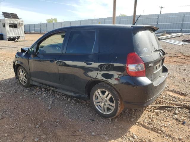 JHMGD38607S060743 - 2007 HONDA FIT S შავი ფოტო 2