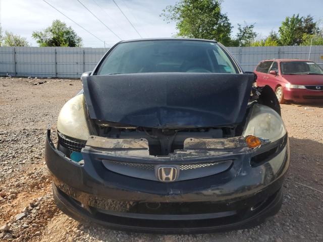 JHMGD38607S060743 - 2007 HONDA FIT S შავი ფოტო 5