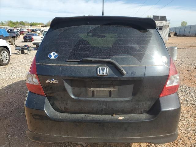 JHMGD38607S060743 - 2007 HONDA FIT S შავი ფოტო 6