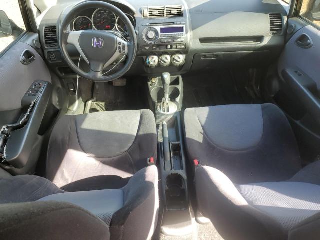 JHMGD38607S060743 - 2007 HONDA FIT S შავი ფოტო 8