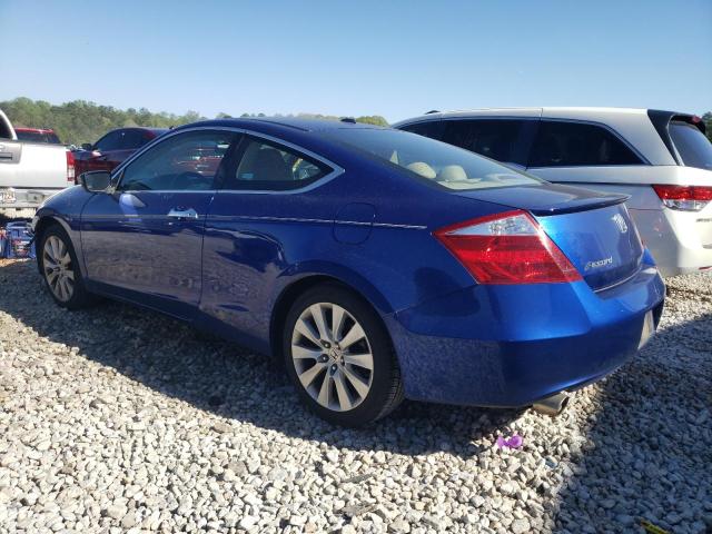 1HGCS22859A003944 - 2009 HONDA ACCORD EXL BLUE photo 2