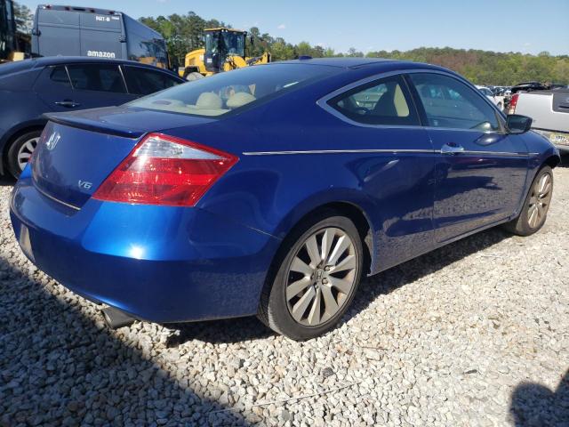 1HGCS22859A003944 - 2009 HONDA ACCORD EXL BLUE photo 3