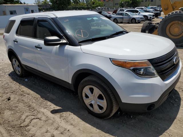 1FM5K8AR2FGA47134 - 2015 FORD EXPLORER POLICE INTERCEPTOR WHITE photo 4