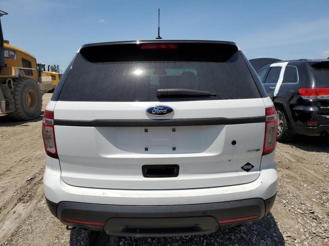 1FM5K8AR2FGA47134 - 2015 FORD EXPLORER POLICE INTERCEPTOR WHITE photo 6