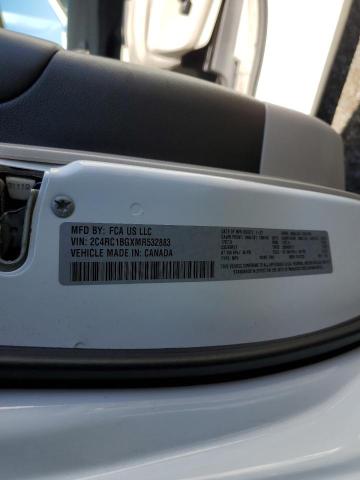 2C4RC1BGXMR532883 - 2021 CHRYSLER PACIFICA TOURING L WHITE photo 13