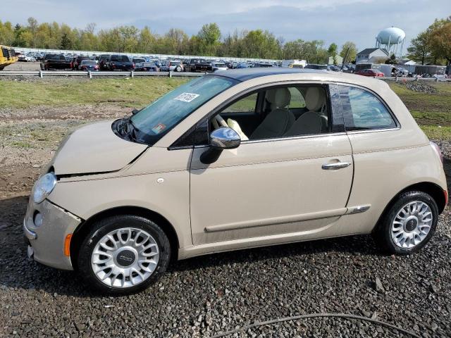 3C3CFFCR9CT352479 - 2012 FIAT 500 LOUNGE CREAM photo 1