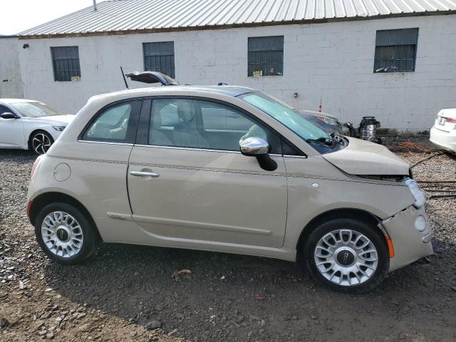 3C3CFFCR9CT352479 - 2012 FIAT 500 LOUNGE CREAM photo 4