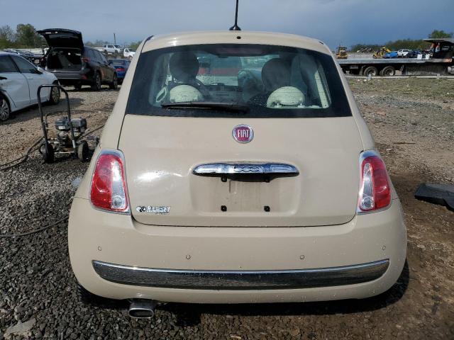 3C3CFFCR9CT352479 - 2012 FIAT 500 LOUNGE CREAM photo 6