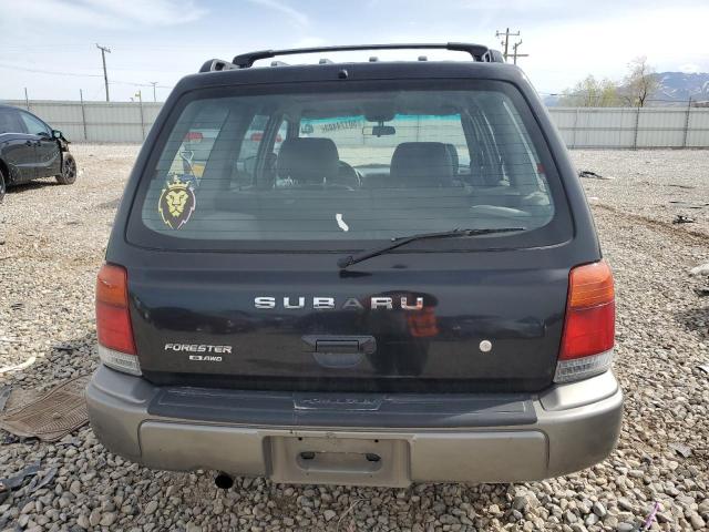 JF1SF6552XH728855 - 1999 SUBARU FORESTER S შავი ფოტო 6