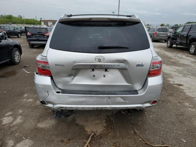 JTEEW41A882008149 - 2008 TOYOTA HIGHLANDER HYBRID SILVER photo 6