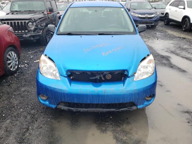 2T1KR32E68C710353 - 2008 TOYOTA COROLLA MA XR BLUE photo 5