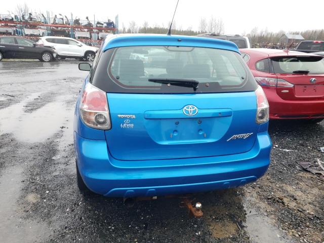 2T1KR32E68C710353 - 2008 TOYOTA COROLLA MA XR BLUE photo 6