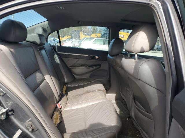 2HGFA16949H521946 - 2009 HONDA CIVIC EXL ნაცრისფერი ფოტო 10