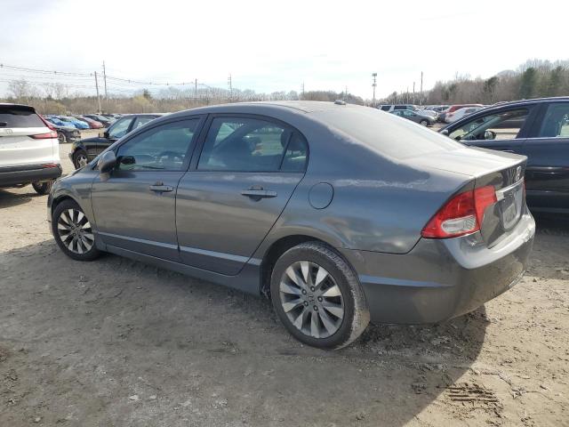 2HGFA16949H521946 - 2009 HONDA CIVIC EXL ნაცრისფერი ფოტო 2