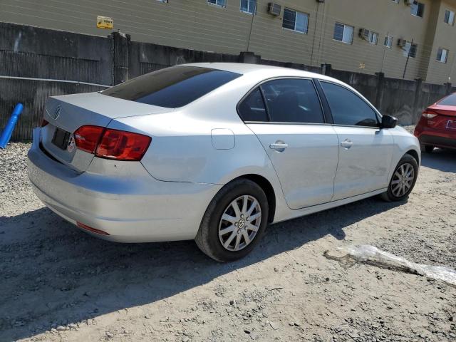 3VW2K7AJ5DM282333 - 2013 VOLKSWAGEN JETTA BASE فضي صورة 3