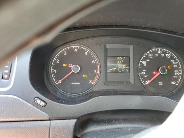 3VW2K7AJ5DM282333 - 2013 VOLKSWAGEN JETTA BASE فضي صورة 9