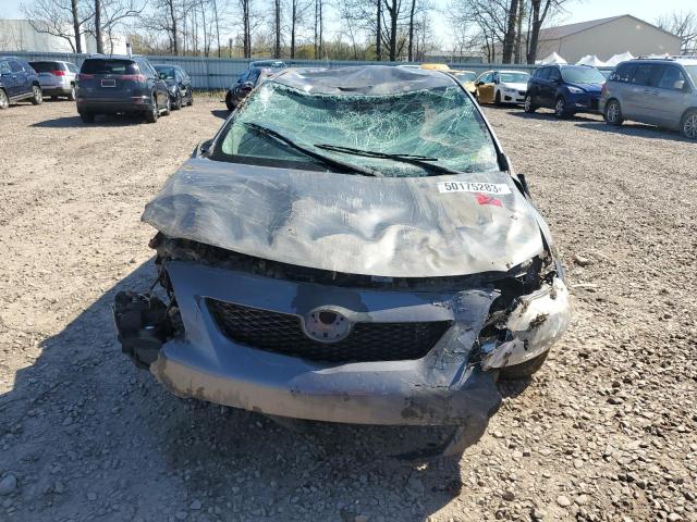 2T1BU4EE4AC307607 - 2010 TOYOTA COROLLA BASE GRAY photo 5
