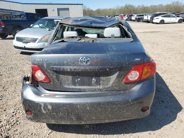2T1BU4EE4AC307607 - 2010 TOYOTA COROLLA BASE GRAY photo 6