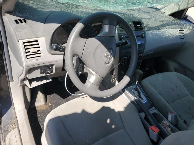 2T1BU4EE4AC307607 - 2010 TOYOTA COROLLA BASE GRAY photo 8