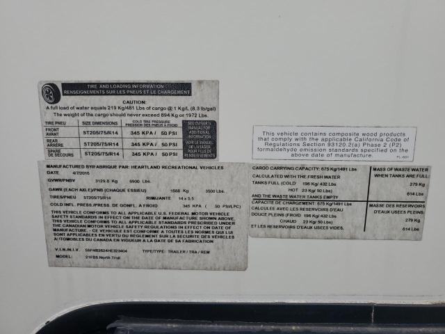 5SFNB2624HE323404 - 2017 HRTL NORTHTRAIL 白色 照片 10