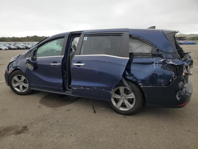 5FNRL6H76KB104726 - 2019 HONDA ODYSSEY EXL BLUE photo 2