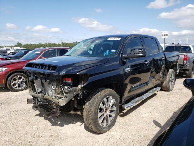 5TFFY5F19MX297038 - 2021 TOYOTA TUNDRA CREWMAX LIMITED BLACK photo 1