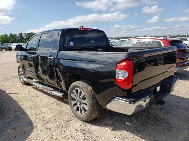 5TFFY5F19MX297038 - 2021 TOYOTA TUNDRA CREWMAX LIMITED BLACK photo 2