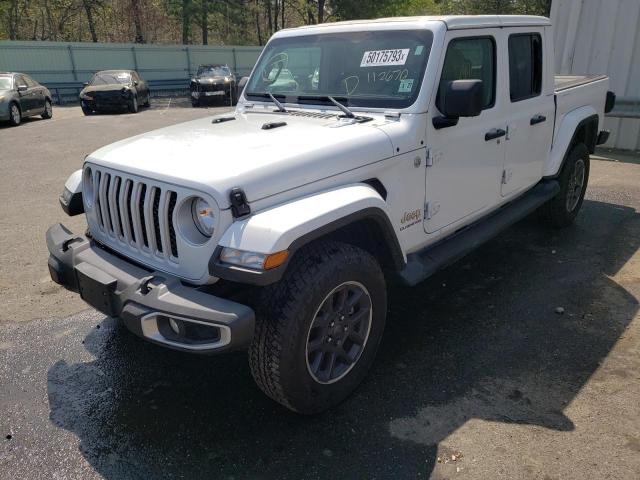 1C6HJTFG7NL112670 - 2022 JEEP GLADIATOR OVERLAND WHITE photo 1