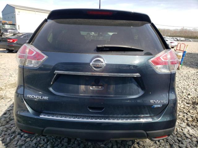 5N1AT2MV6EC789754 - 2014 NISSAN ROGUE S BLUE photo 6