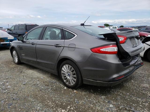 3FA6P0LU0DR164106 - 2013 FORD FUSION SE HYBRID GRAY photo 2