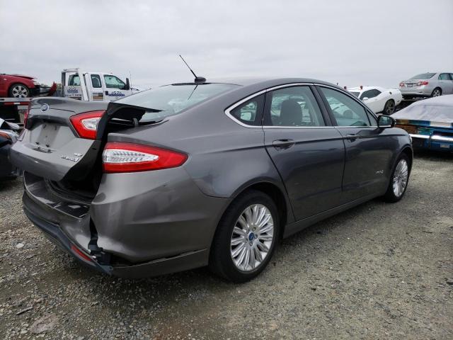 3FA6P0LU0DR164106 - 2013 FORD FUSION SE HYBRID GRAY photo 3