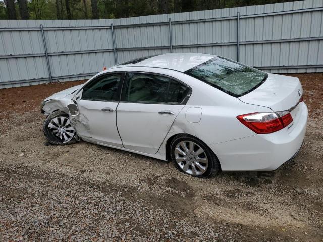 1HGCR2F89DA073395 - 2013 HONDA ACCORD EXL WHITE photo 2