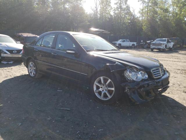 WDBRF92H27F888561 - 2007 MERCEDES-BENZ C 280 4MATIC BLACK photo 4