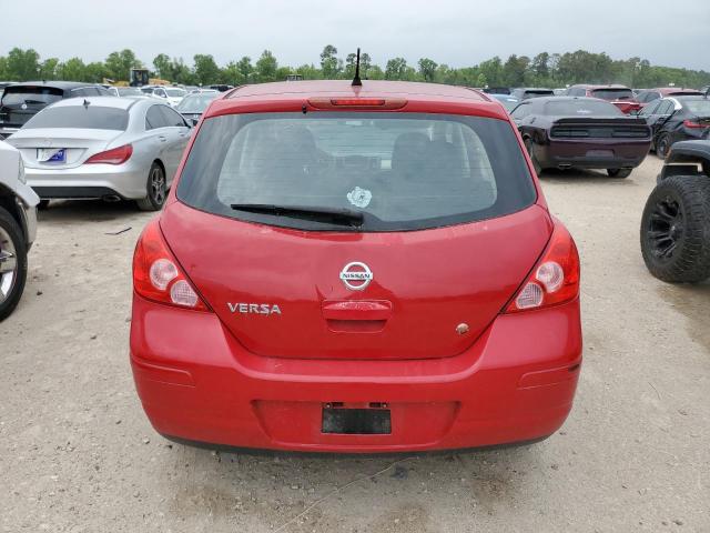 3N1BC1CPXCL369344 - 2012 NISSAN VERSA S RED photo 6