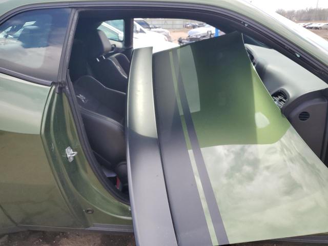 2C3CDZFJ0MH604241 - 2021 DODGE CHALLENGER R/T SCAT PACK GREEN photo 10