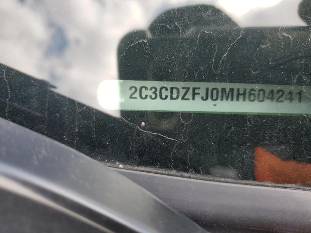 2C3CDZFJ0MH604241 - 2021 DODGE CHALLENGER R/T SCAT PACK GREEN photo 13