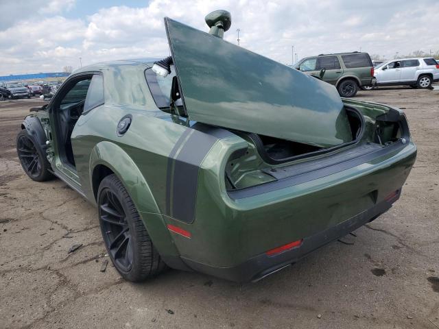 2C3CDZFJ0MH604241 - 2021 DODGE CHALLENGER R/T SCAT PACK GREEN photo 2
