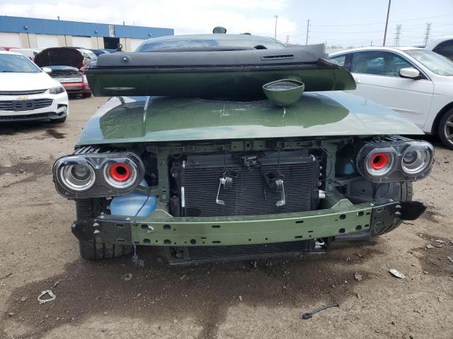 2C3CDZFJ0MH604241 - 2021 DODGE CHALLENGER R/T SCAT PACK GREEN photo 5