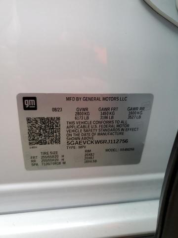 5GAEVCKW6RJ112756 - 2024 BUICK ENCLAVE AVENIR 白色 照片 13