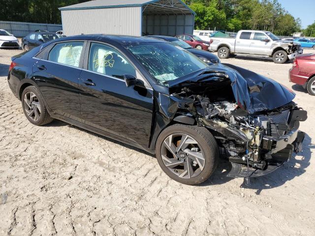 KMHLS4DG6RU686603 - 2024 HYUNDAI ELANTRA SEL BLACK photo 4