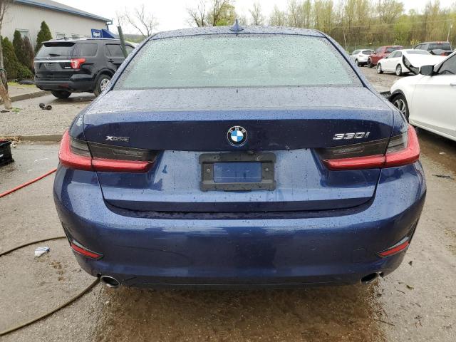 3MW5R7J0XL8B40888 - 2020 BMW 330XI BLUE photo 6