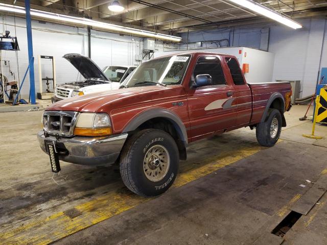 1FTZR15X6XPA00207 - 1999 FORD RANGER SUPER CAB RED photo 1