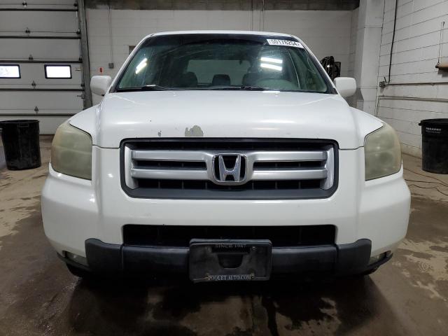 5FNYF28426B001987 - 2006 HONDA PILOT EX WHITE photo 5