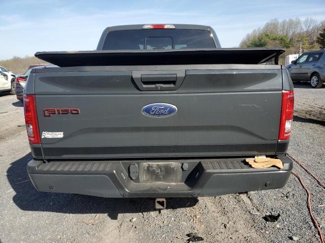 1FTEW1EG4GFC16828 - 2016 FORD F150 SUPERCREW GRAY photo 6