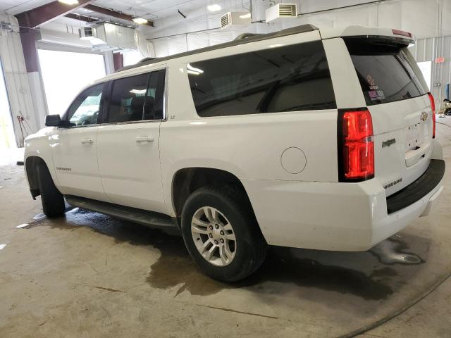 1GNSKJKC8FR659102 - 2015 CHEVROLET SUBURBAN K1500 LT WHITE photo 2