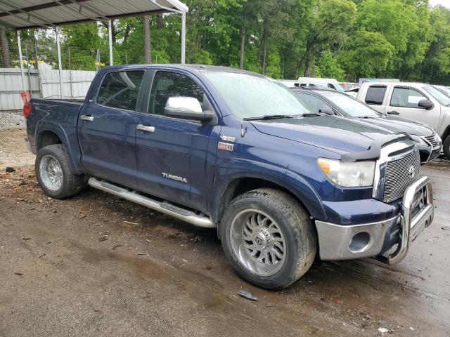 5TFEY5F1XBX114187 - 2011 TOYOTA TUNDRA CREWMAX SR5 BLUE photo 4