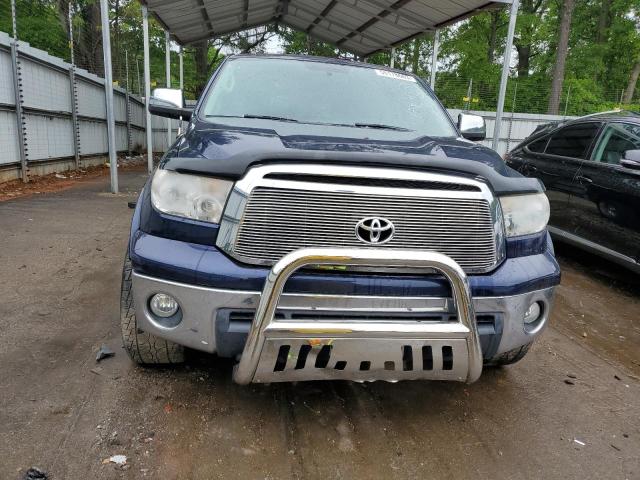 5TFEY5F1XBX114187 - 2011 TOYOTA TUNDRA CREWMAX SR5 BLUE photo 5